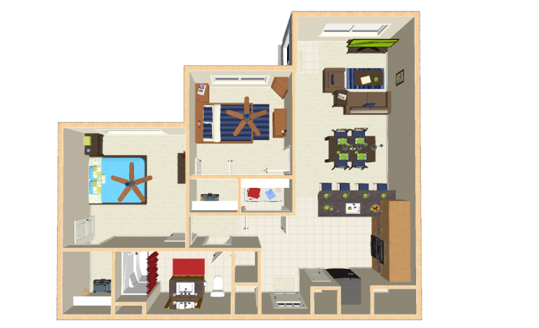 Apartment bedroom floor plan layout plans small house apartments nice interior room ideas very layouts studio blueprints garage 3d floorplans